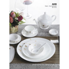 A033 New design bone china dinner set made in china